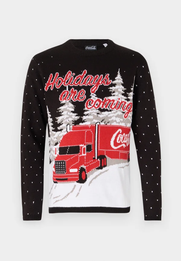 ONSXMAS COLA CREW UNISEX - Strickpullover - dark navy