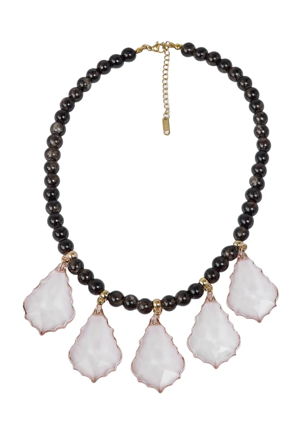 OPAQUE LEAF FIGURED ADJUSTABLE  - Halskette - black