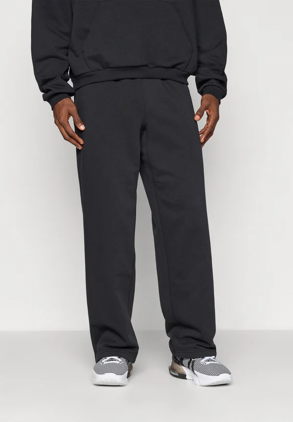 OPEN HEM PANT - Jogginghose - black/pale ivory