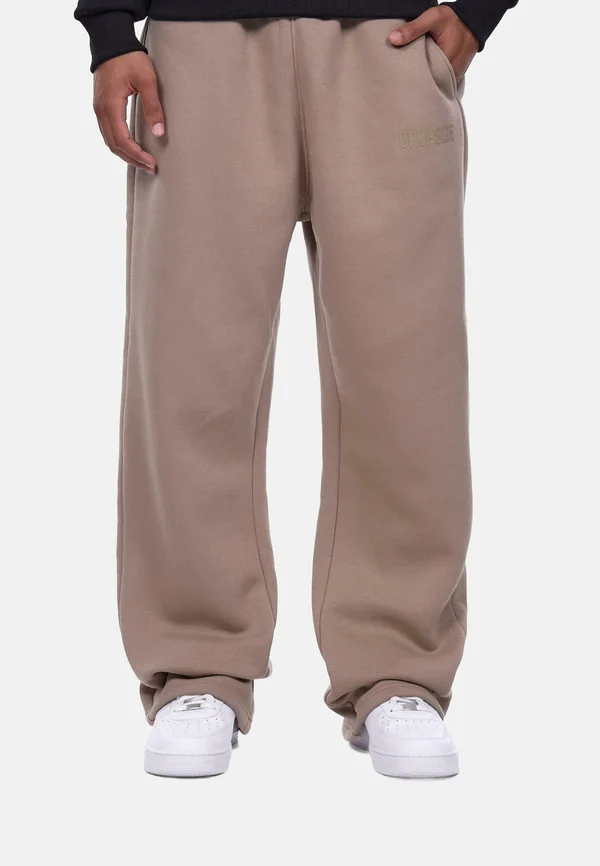 OPEN LEG - Jogginghose - silver mink