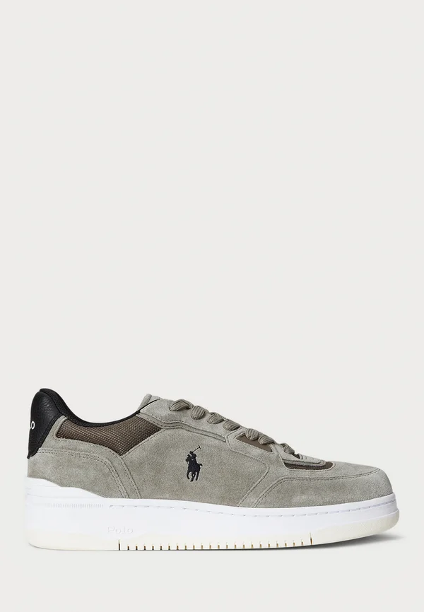 OPEN MASTERS SUEDE-PANELED SNEAKER - Sneaker low - earth grey