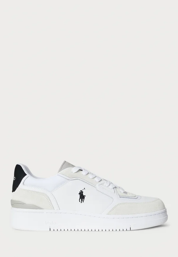 OPEN MASTERS SUEDE-PANELED SNEAKER UNISEX - Sneaker low - white/black
