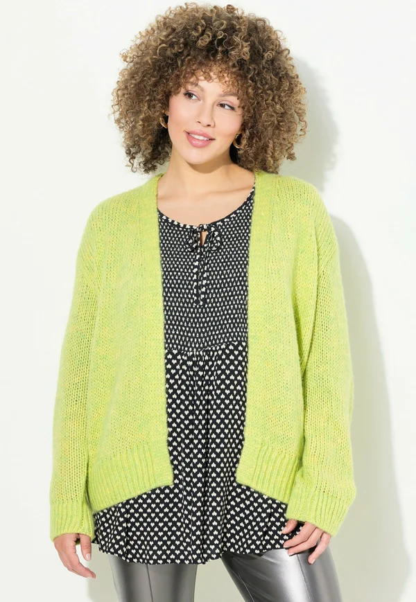 OPEN SHAPE  - Strickjacke - pale green