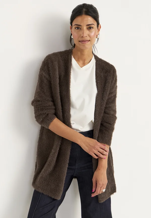 OPEN - Strickjacke - brown