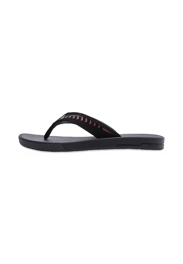 OPEN TOE FOOTWEAR JACK ROBINSON - Bade-Zehentrenner - black red