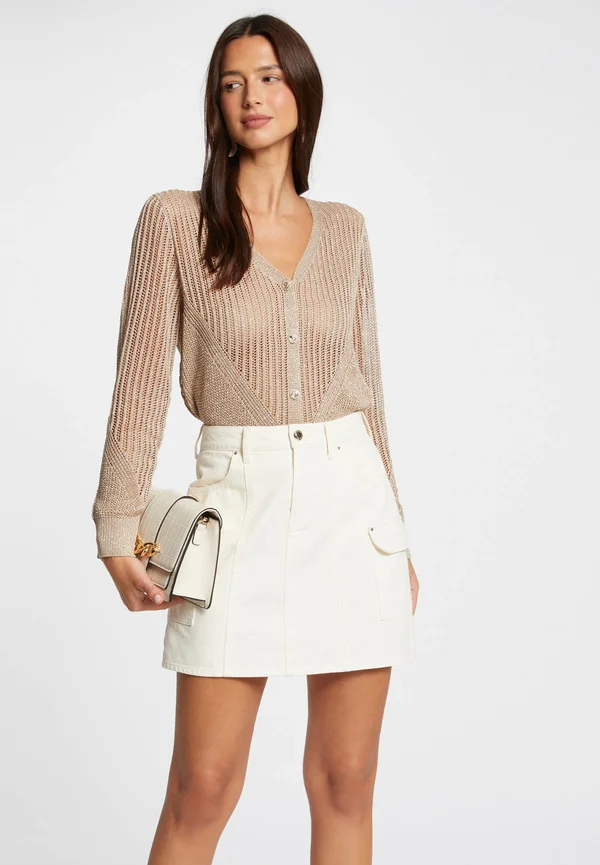 OPENWORK LONG-SLEEVED - Strickjacke - dore
