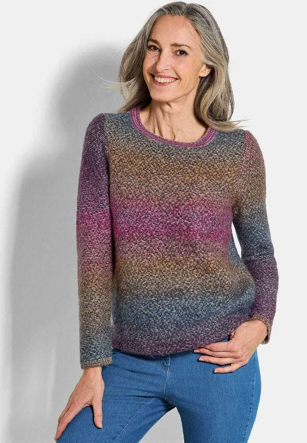OPTIK - Strickpullover - colourful patterned