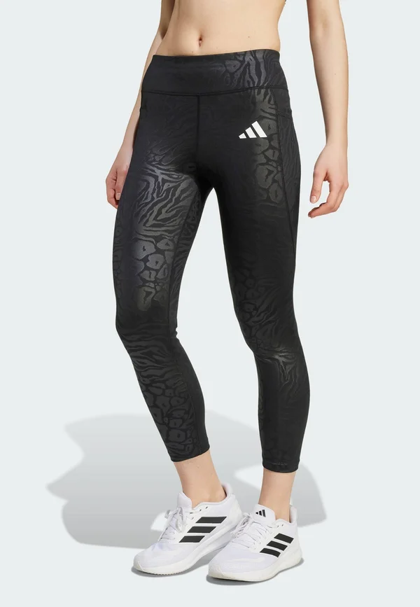 OPTIME - Tights - black white