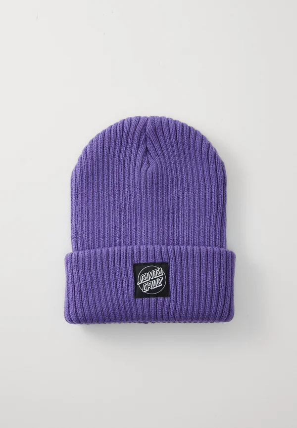 OPUS DOT LABEL BEANIE UNISEX - Mütze - purple haze