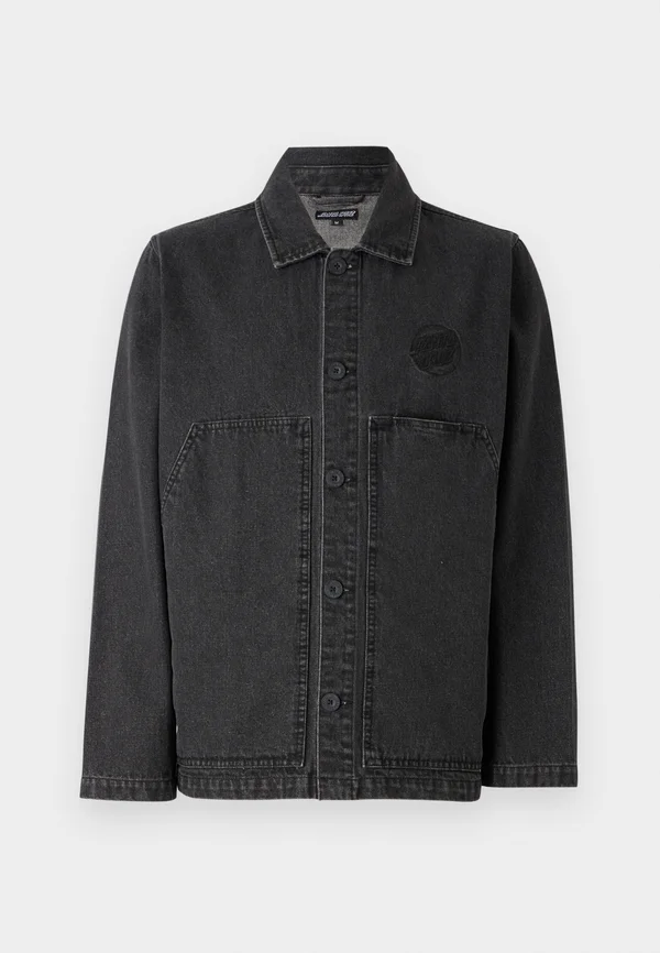 OPUS DOT WORKWEAR JACKET UNISEX - Jeansjacke - black
