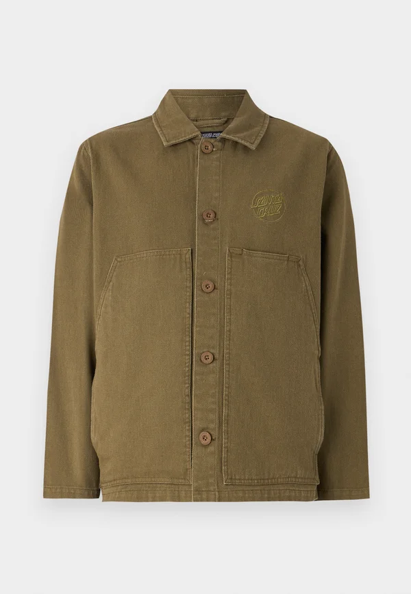 OPUS DOT WORKWEAR JACKET UNISEX - Jeansjacke - uniform green