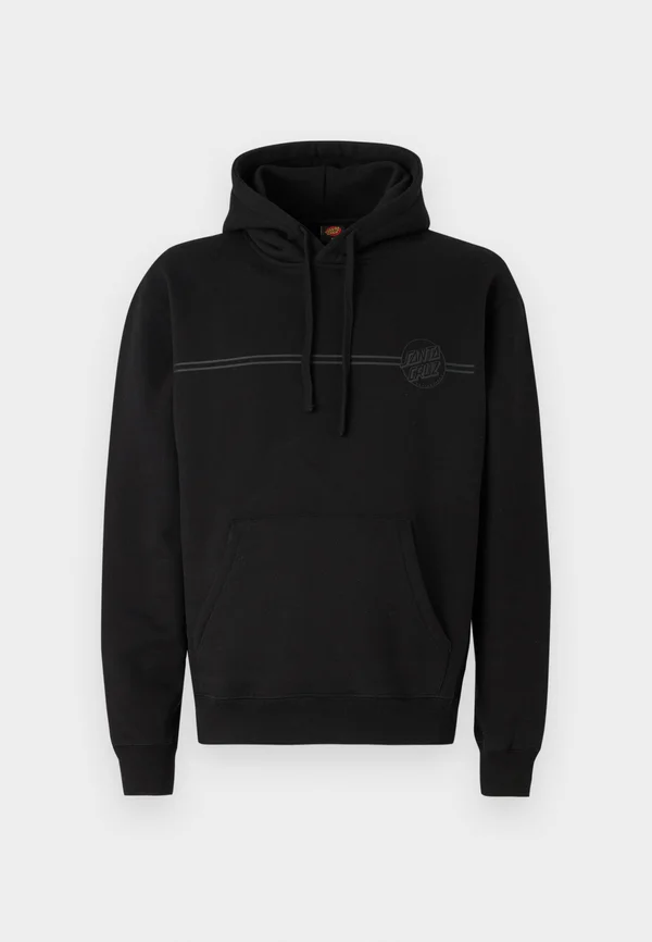 OPUS STRIPE HOOD UNISEX - Kapuzenpullover - black