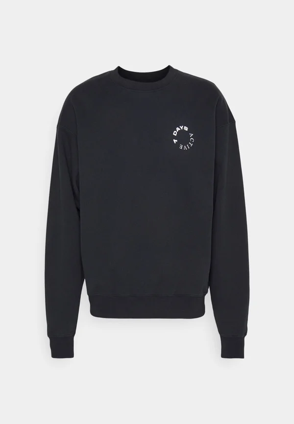 ORGANIC CREW NECK - Sweatshirt - black