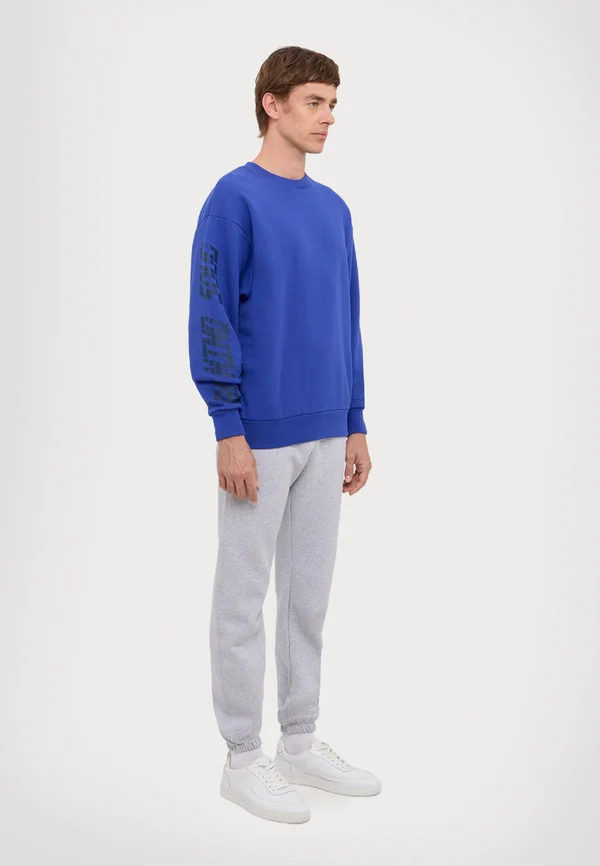 ORGANIC CREWNECK UNISEX - Kapuzenpullover - bluing