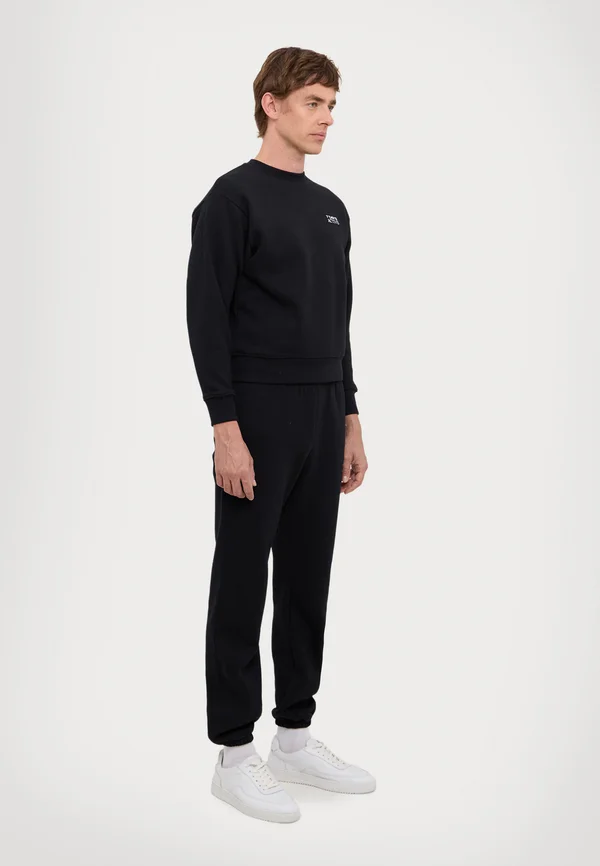 ORGANIC FITTED CREWNECK UNISEX - Sweatshirt - black beauty