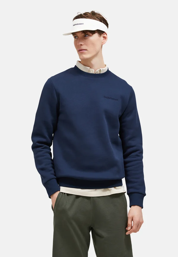 ORIGINAL SMALL LOGO CREW - Sweatshirt - blue shadow