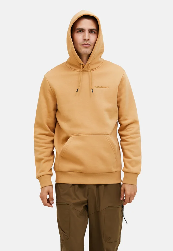 ORIGINAL SMALL LOGO - Kapuzenpullover - camel