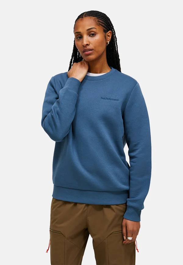 ORIGINAL SMALL LOGO - Sweatshirt - taubenblau