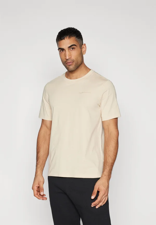 ORIGINAL SMALL LOGO TEE - T-Shirt basic - sand fog