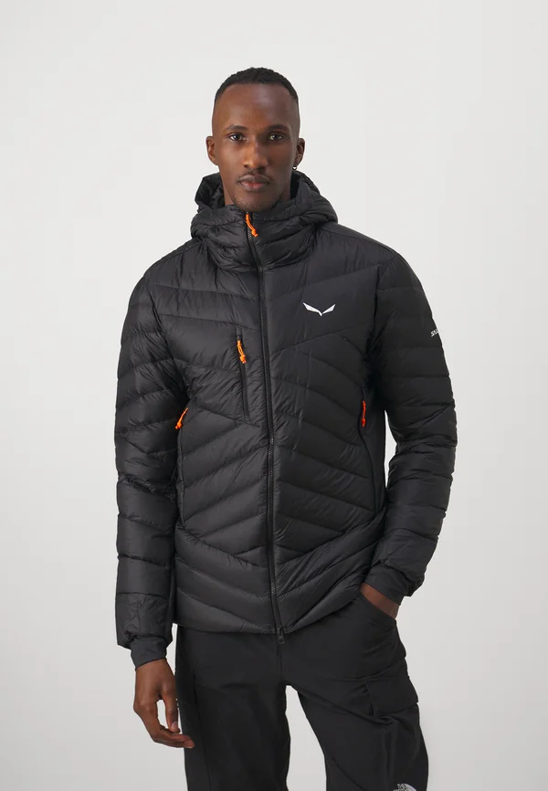 ORTLES MED 3 RDS DWN JACKET - Daunenjacke - black out