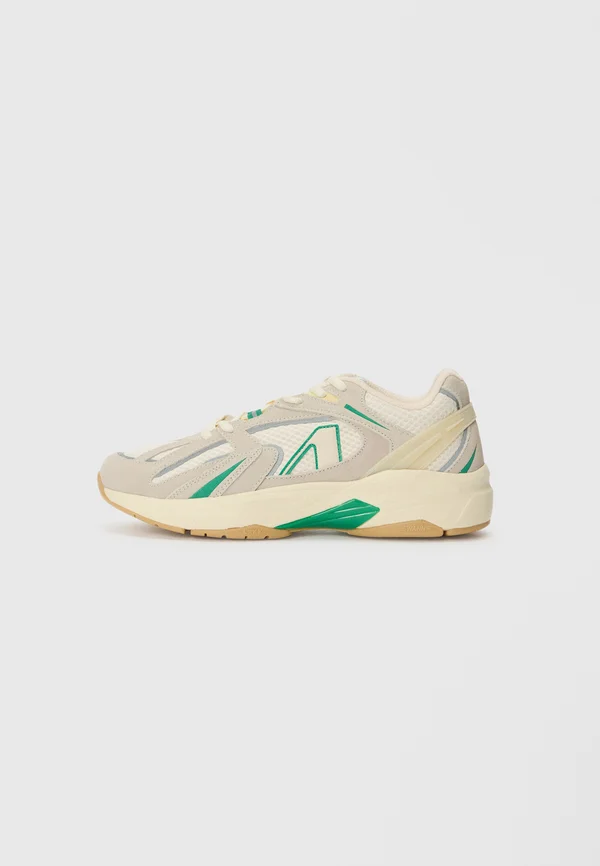 OSERRA - Sneaker low - cream/dark green