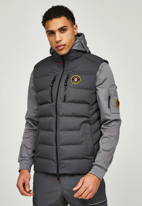 OSHAWA PUFFER GILET - Weste - asphalt