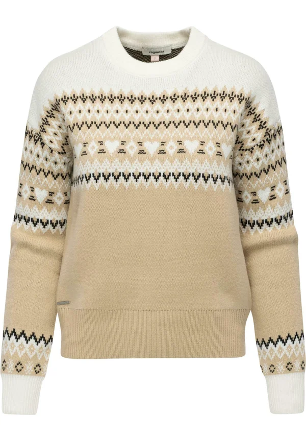 OSLANA - Strickpullover - sand