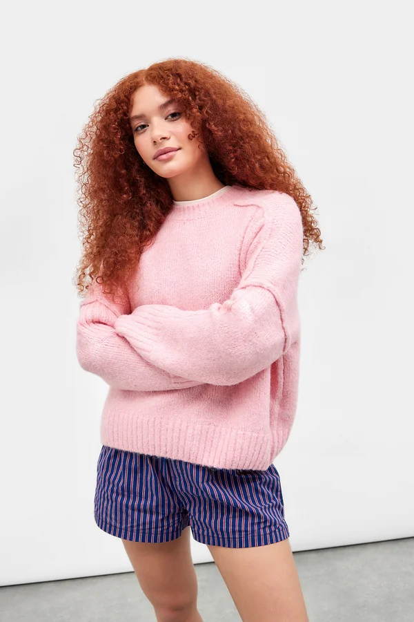 OSLO  - Strickpullover - bright pink