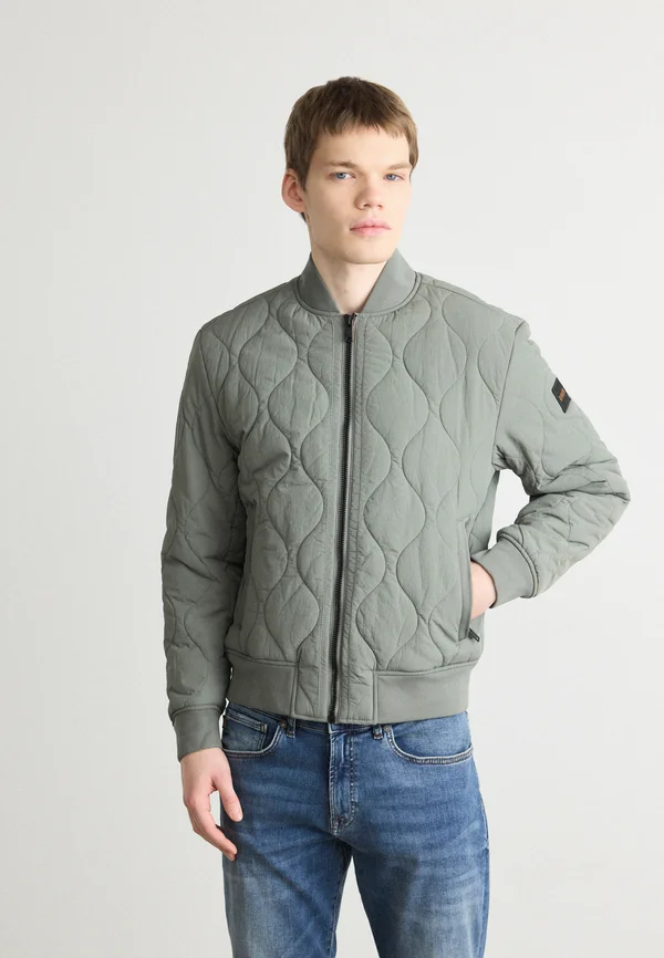 OSTRONG - Bomberjacke - open grey