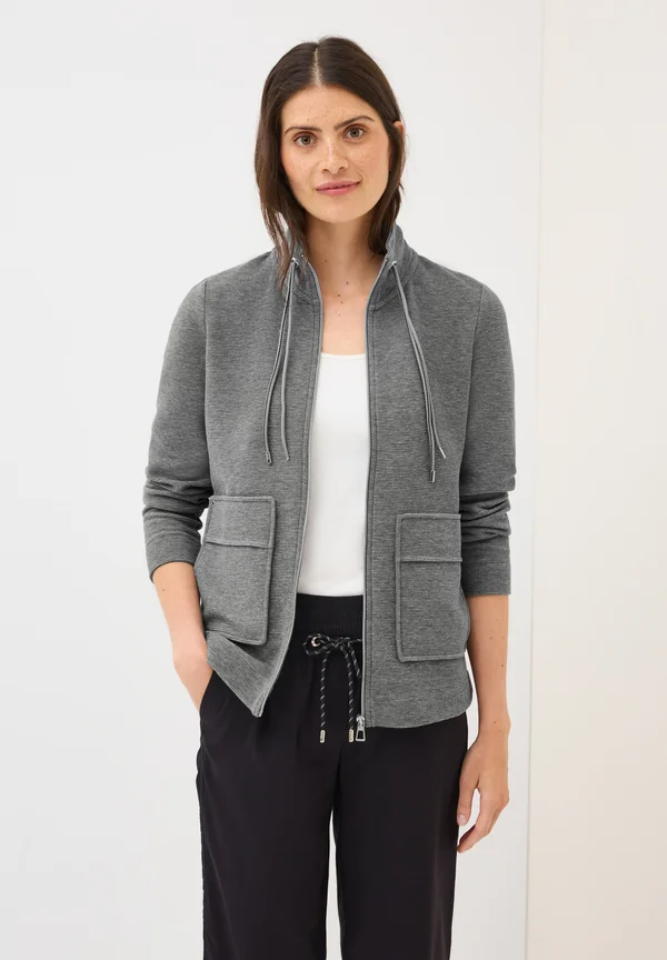OTTOMAN - Strickjacke - grau