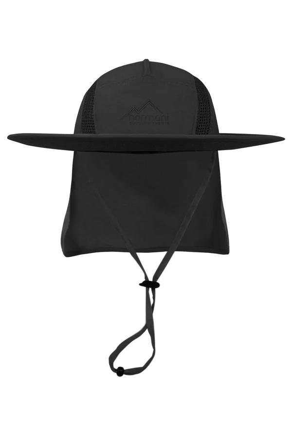 OUTDOOR BUSCHHUT MIT NACKENSCHUTZ   - Hut - schwarz