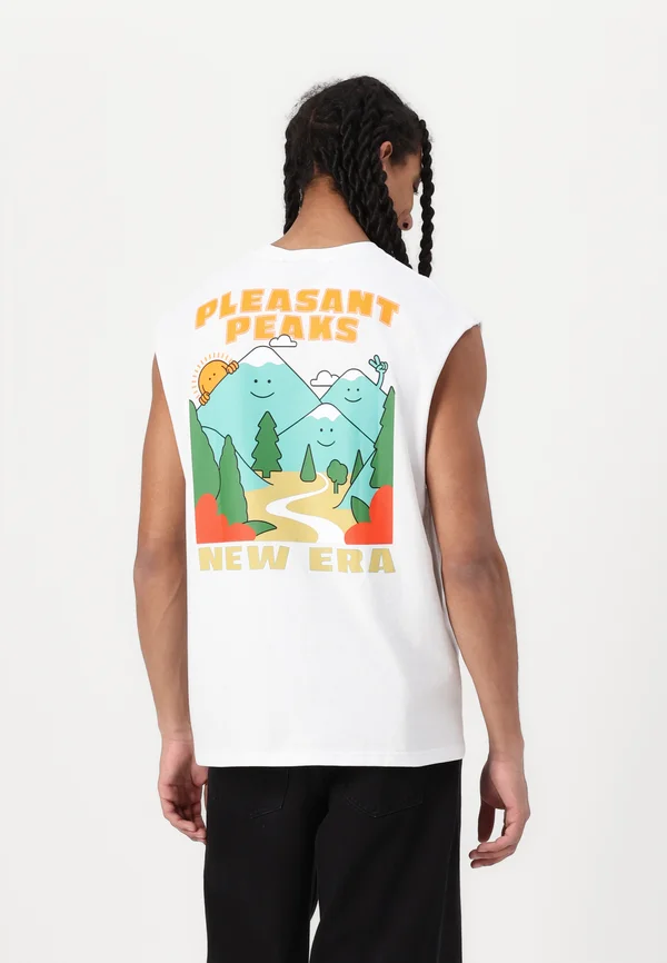 OUTDOOR GRAPHIC TEE - Top - white