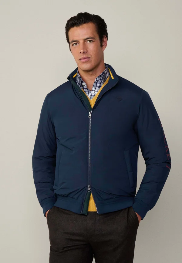 OUTDOOR HERITAGE LOGO - Bomberjacke - midnight blue