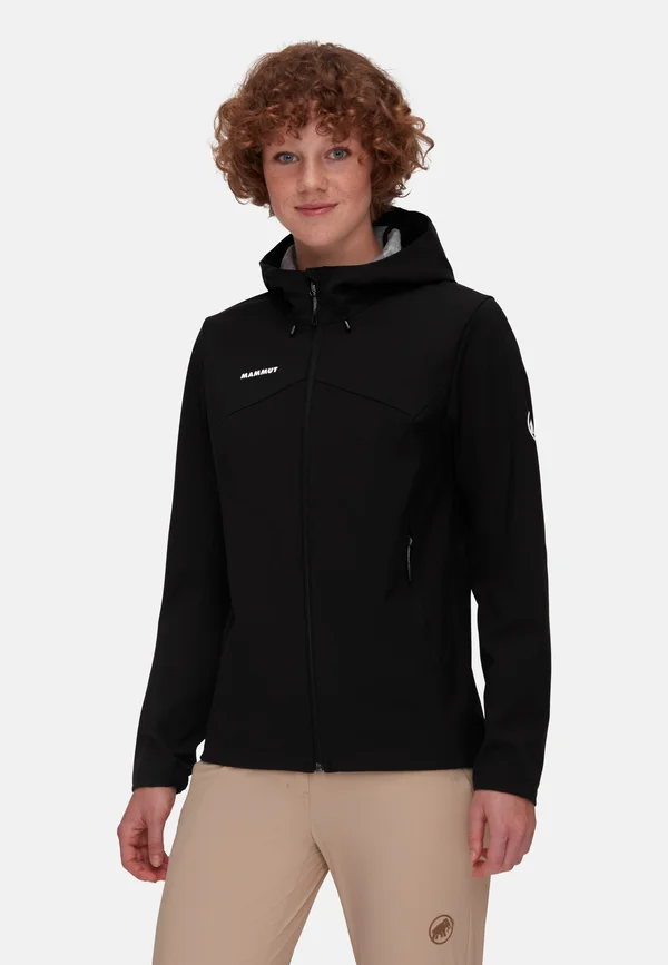 OUTDOOR SO HOODED - Softshelljacke - black