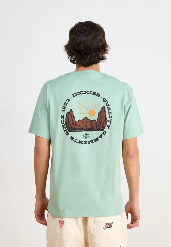 OUTDOOR TEE - T-Shirt print - iceberg green