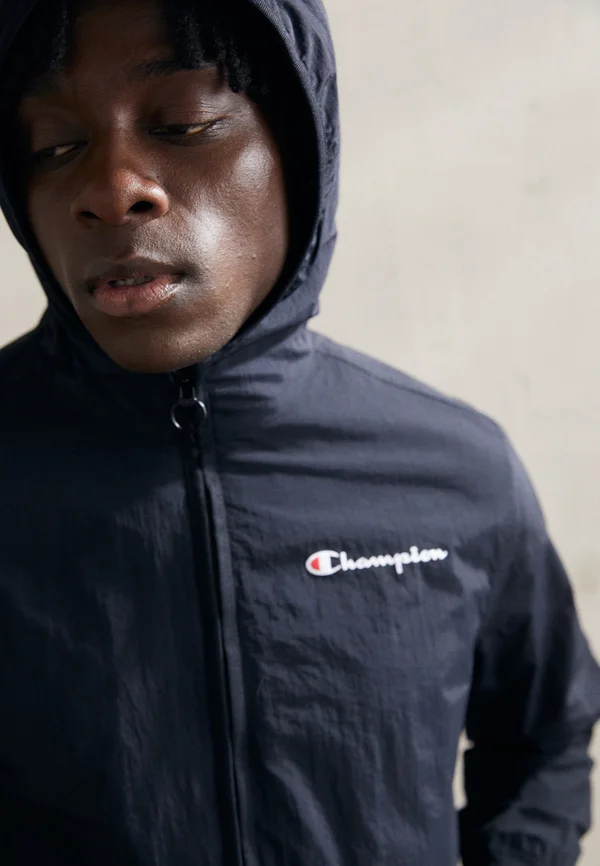 OUTDOOR WATER REPELENT HOODED JACKET - Windbreaker - black