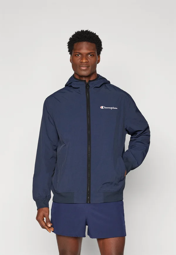 OUTDOOR WATER REPELENT HOODED JACKET - Windbreaker - dark blue