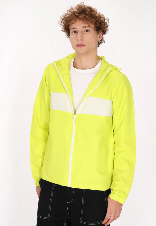 Outdoorjacke - limetten weiss