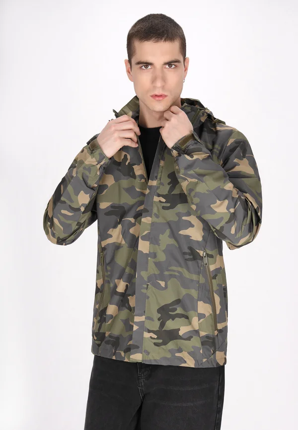 Outdoorjacke - oliv