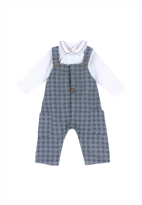 OUTFIT SET - Latzhose - grey