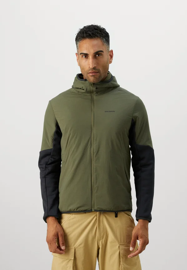 OUTLINE WARM HYBRID - Outdoorjacke - grape leaf/deep black