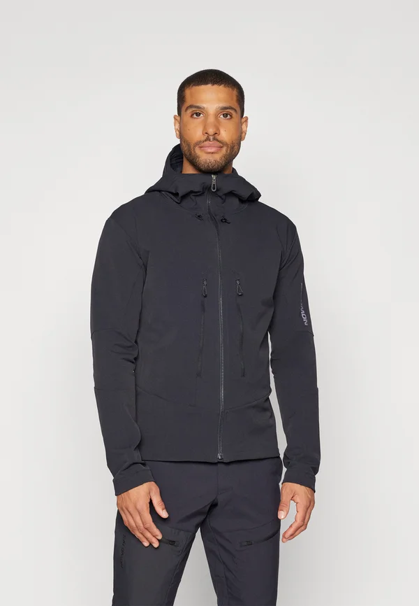 OUTPEAK - Softshelljacke - deep black