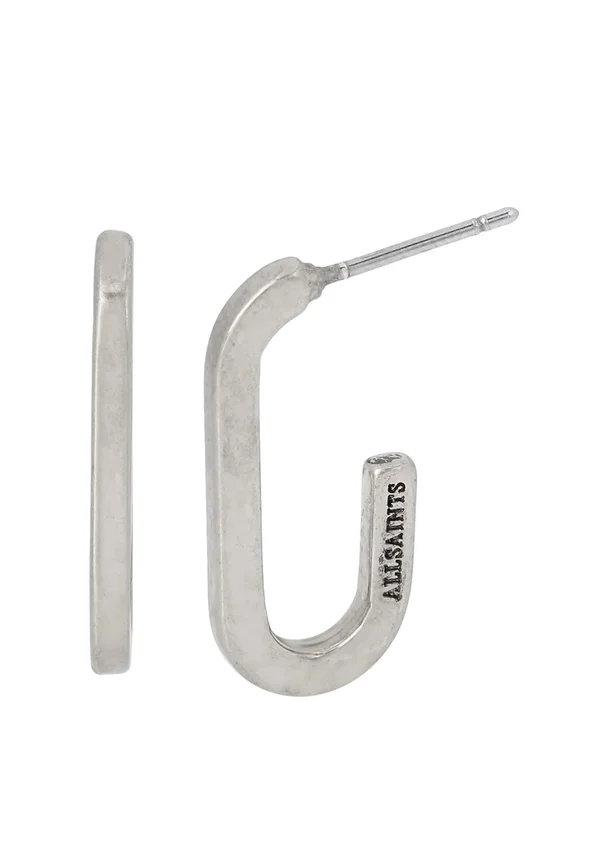 OVAL HOOP   - Ohrringe - silver-coloured