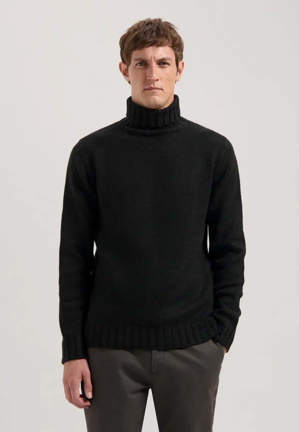 OVE TURTLENECK - - Strickpullover - black