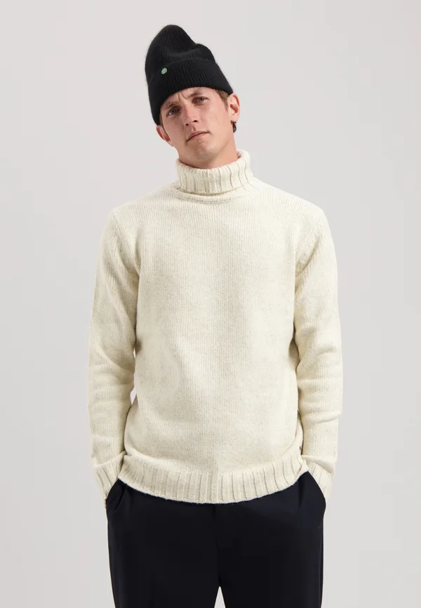 OVE TURTLENECK - - Strickpullover - offwhite