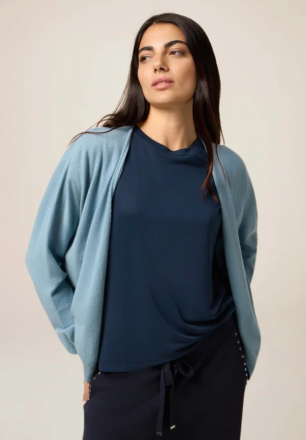 OVER - Strickjacke - azzurro