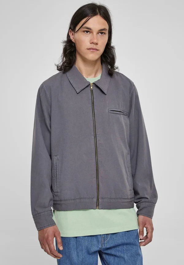 OVERDYED WORKWEAR  - Jeansjacke - darkshadow