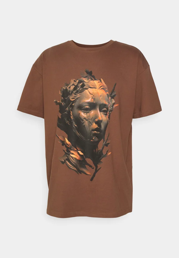 OVERGROWN HEAVY OVERSIZED TEE UNISEX  - T-Shirt print - bark