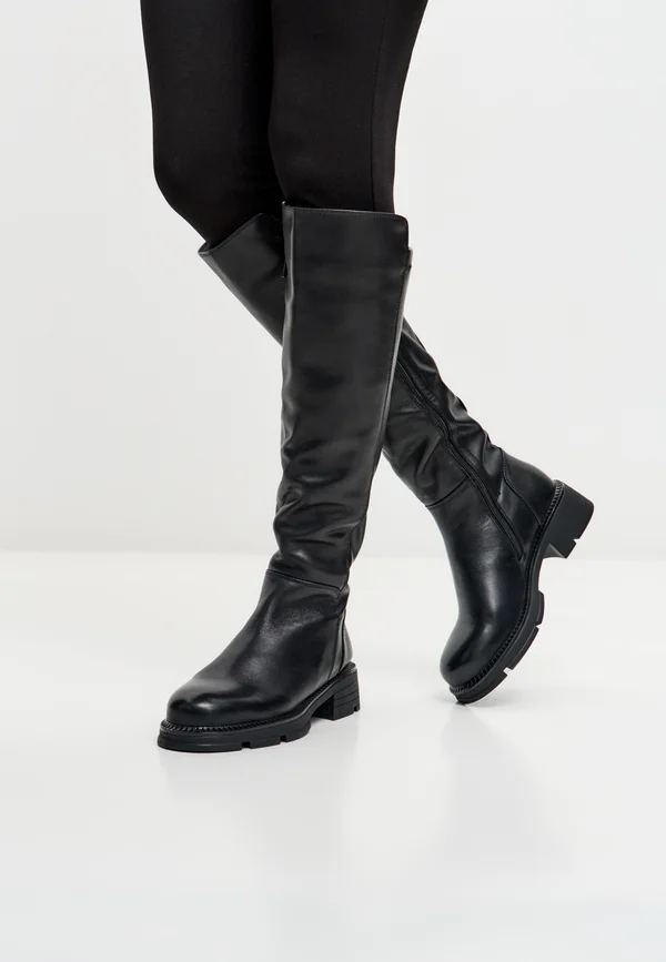 Overknees - black