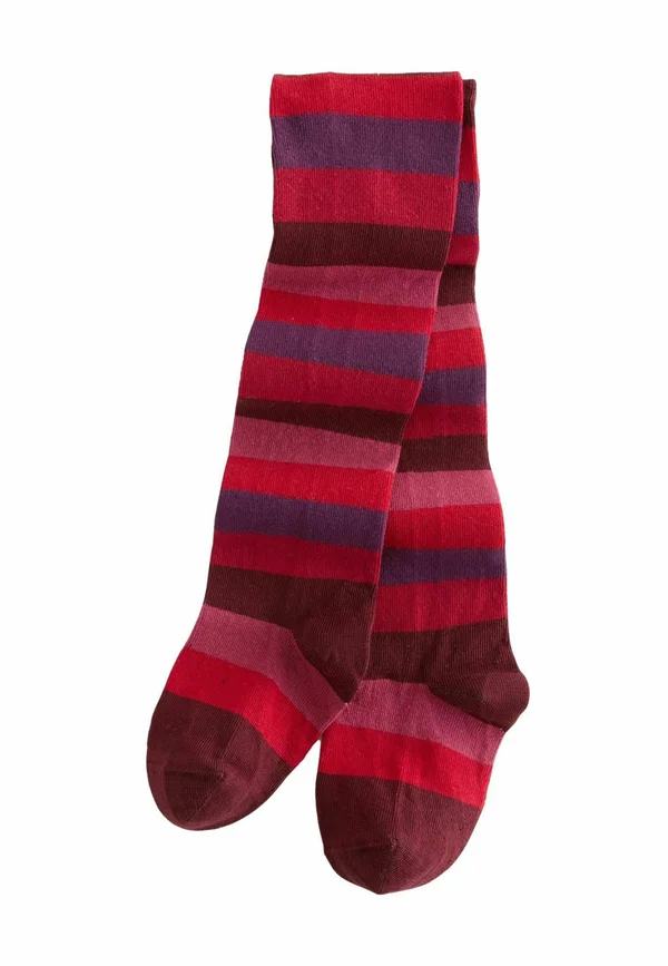 Overkneestrümpfe - berry red